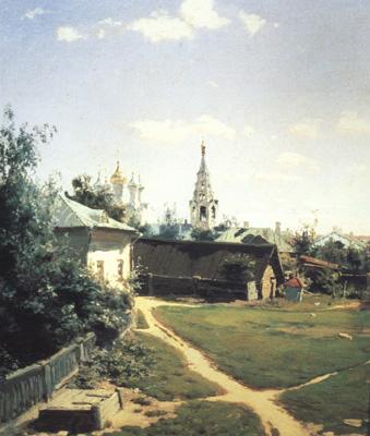 Vasilii Dmitrievich Polenov Moscow Yard (nn02) China oil painting art
